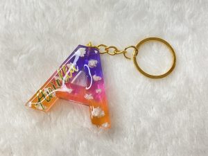 Porte-clefs initiale « Crépuscule »