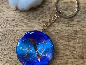 Porte-clés « Galaxy » personnalisé. les caprices d'andromède