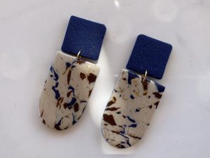 Boucles d'oreilles PALLAS - modèle géométrique