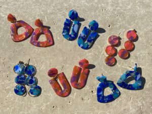 Boucles d’oreilles CRUEL SUMMER vitrail