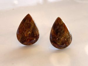 Boucles d'oreilles DYO - modèle goutte - fermoir clou.