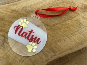 Décoration de Noël à suspendre | Animal | Personnalisable